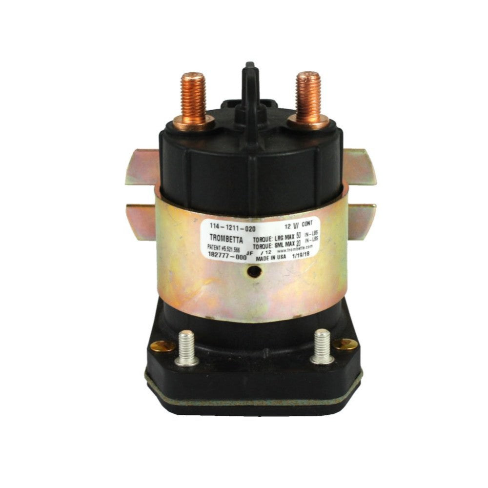 Solenoid, Auxiliary Start, 12 Volt, Chevy, 4.2 X 3.5 Inches 114-1211-020