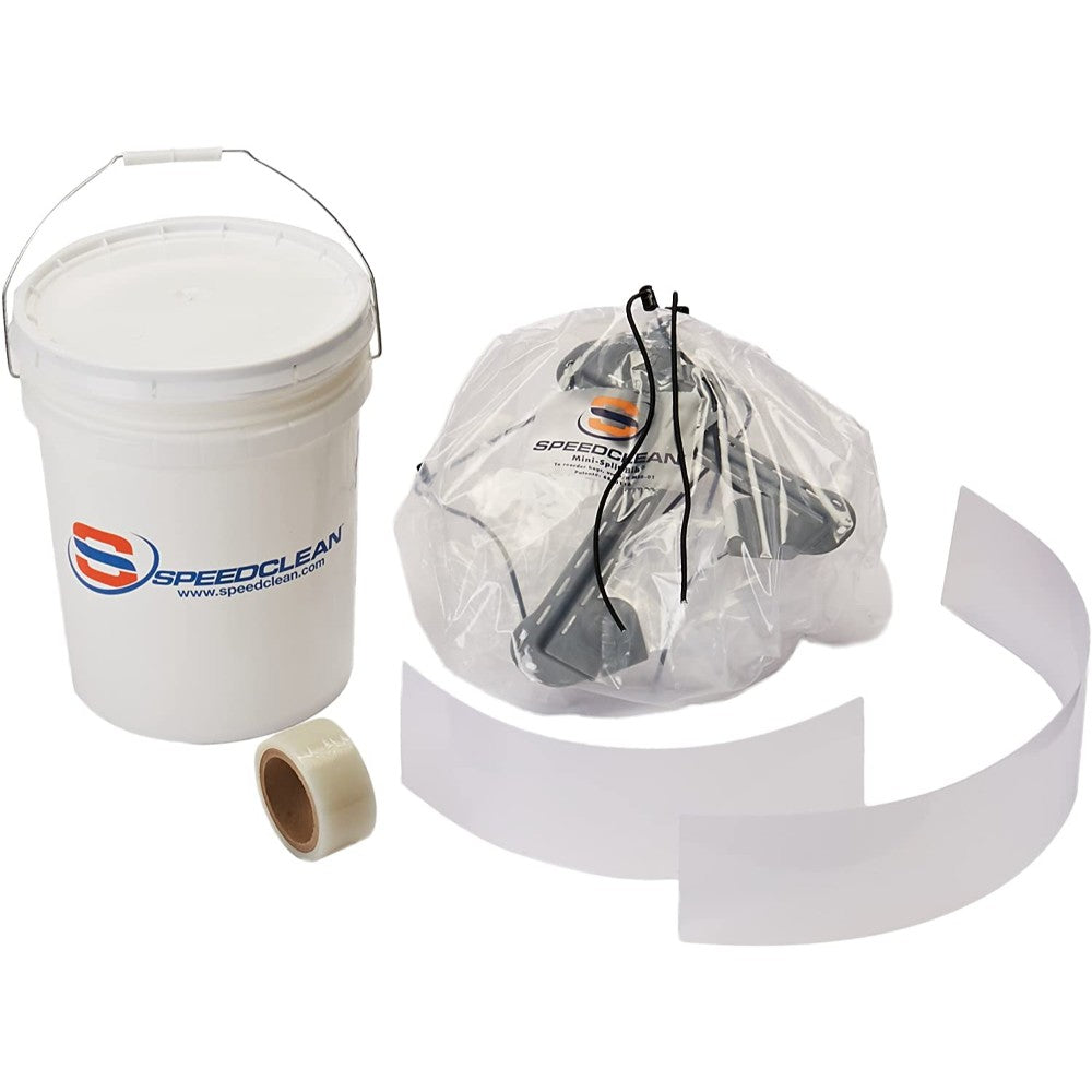 Clean, Mini-Split Bib, Manual, Adhesive Wrap, 36 X 16 Inches Msb-Kit