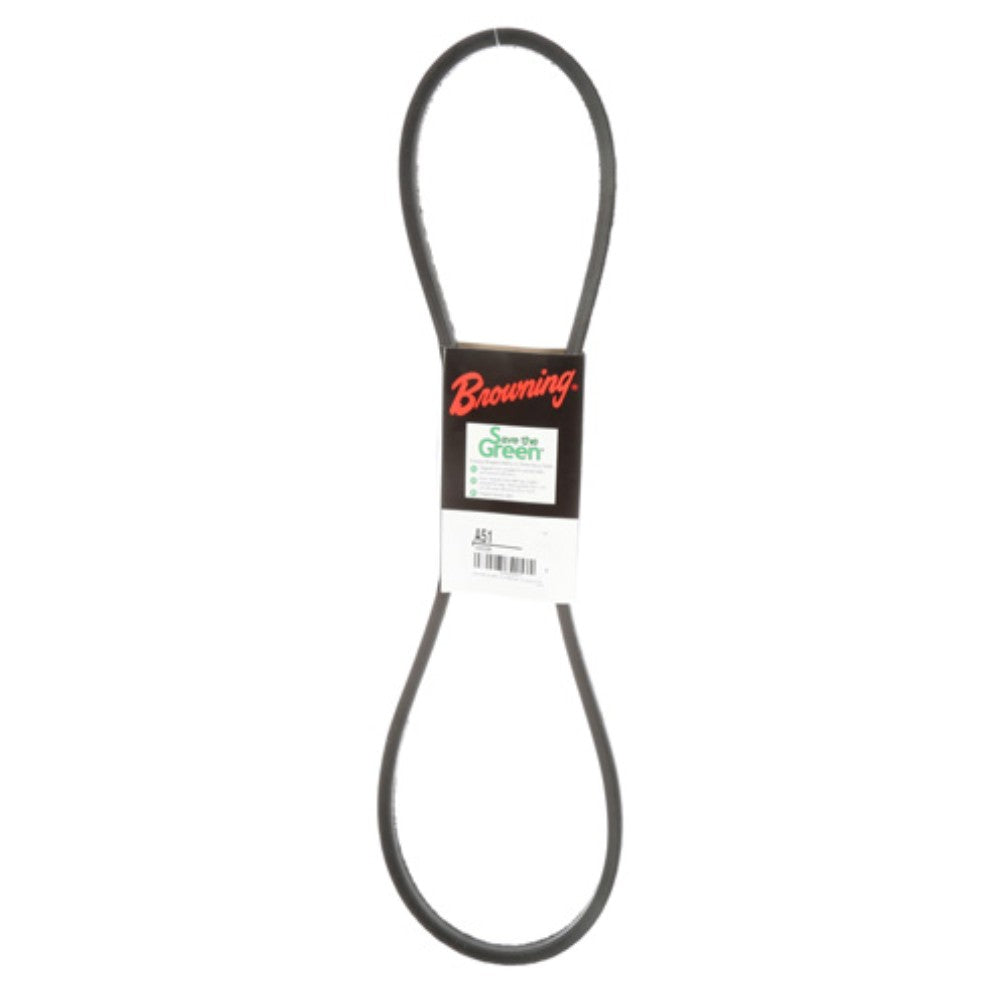 V-Belt - A Section, 1 Band, 53.22 in Outside Length, Smooth, Gripbelt®, Wrapped 1082288