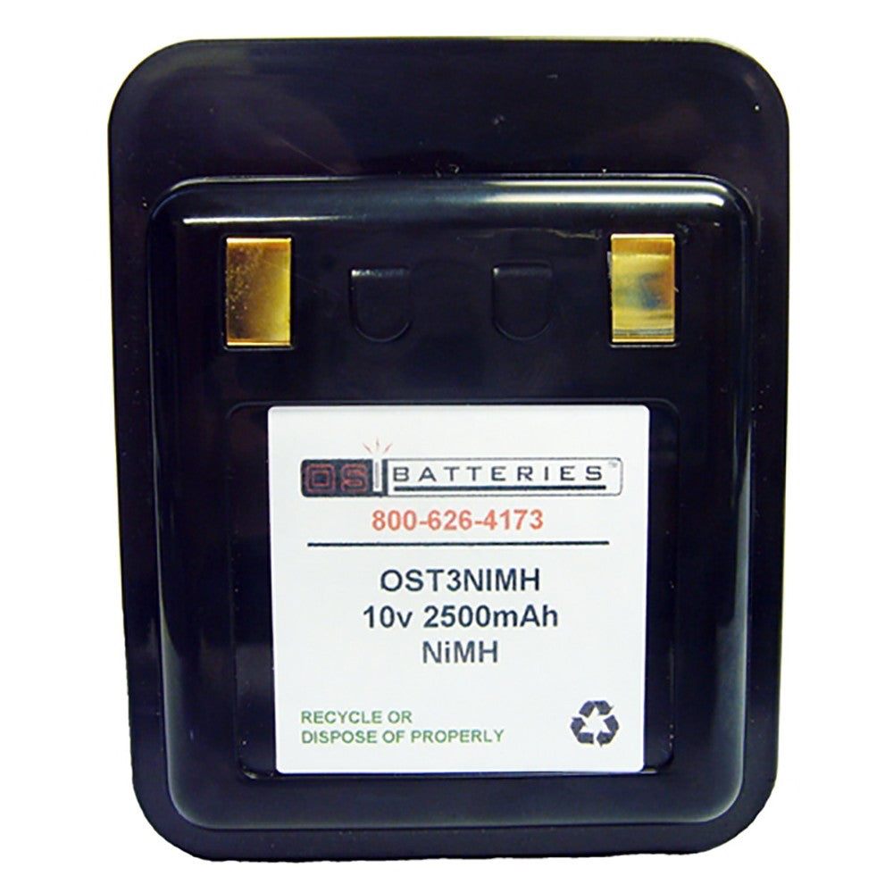 Battery, Rechargeable, 2.3 Ah, 10 V T3Nimh, Nic9483