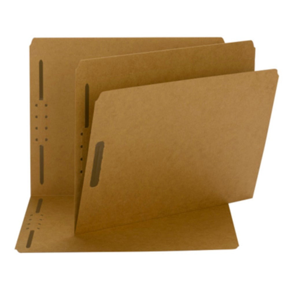 Smead Fastener File Folder 14813, 2 Fasteners, Reinforced Straight-Cut Tab, Letter, Kraft Item No. 14813 2K2150LK1&3