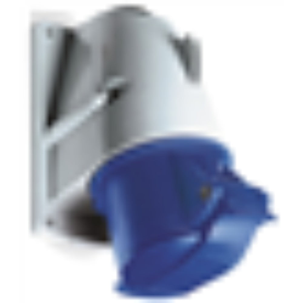 Socket, Commando Industrial Socket Outlet Ip 44 Splashproof 200 - 250V, 50 - 60 Hz 32A 2P+E 001904005 K9233 Blu/Ip44