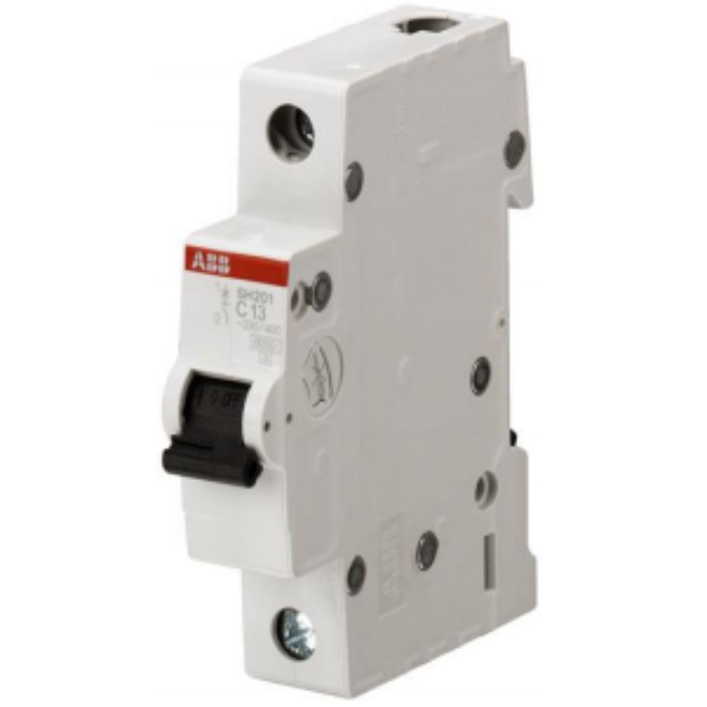Din Rail Circuit Breaker 16 Amp 1 Pole Din Rail Circuit Breakers, Manufacturer Name: Abb, Part Num: Sh-201-C16 Sh-201-C16