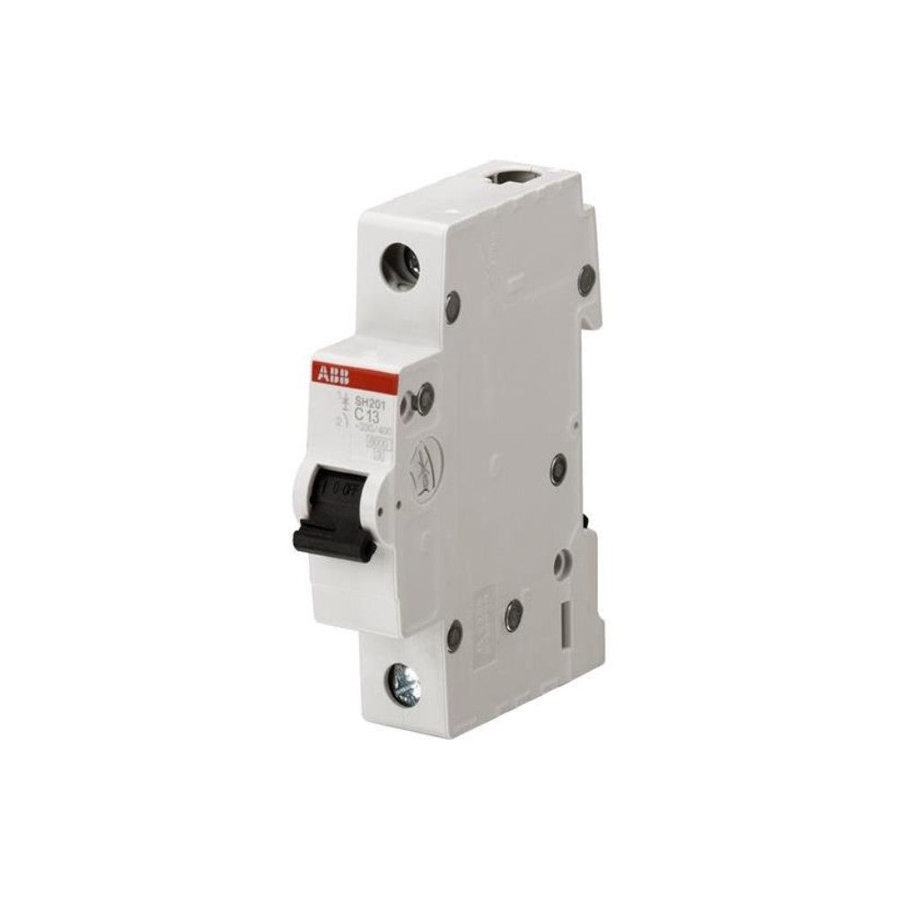 Breaker, Din Rail, 10 Amp 1 Pole Din Rail Circuit Breakers, Manufacturer Name: Abb, Part Num: Sh-201-C10 Sh-201-C10