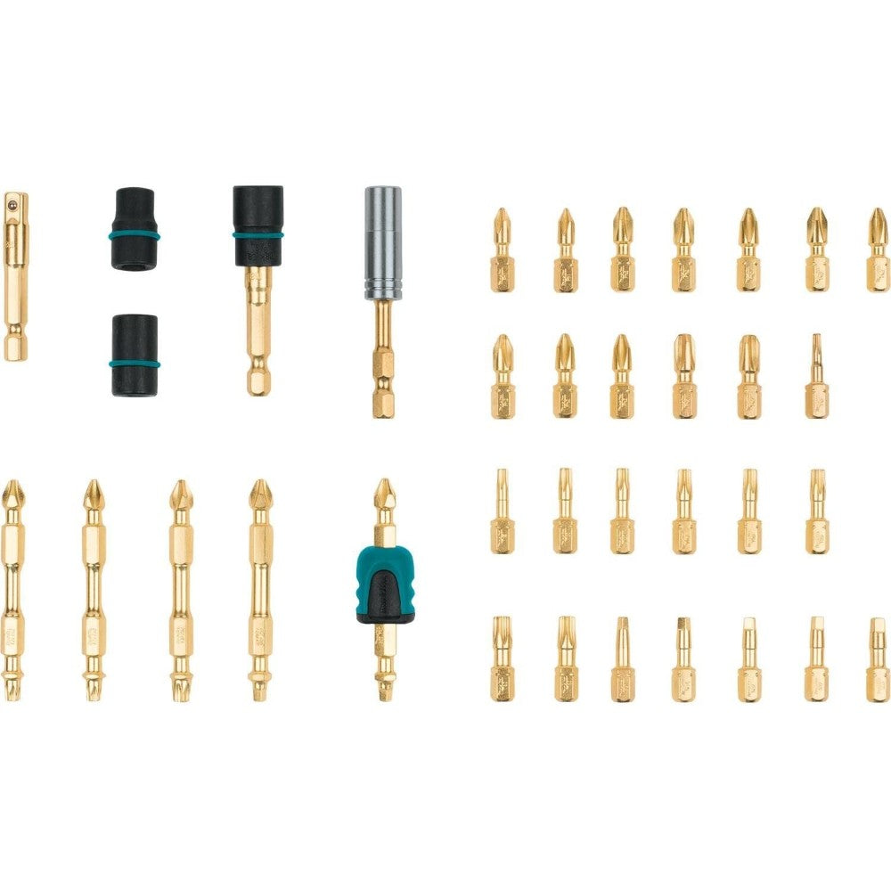 Bit Set, Screwdriver, Steel, Drill, 38 Pieces, 5 X 5 X 0.5 Inches B-52370