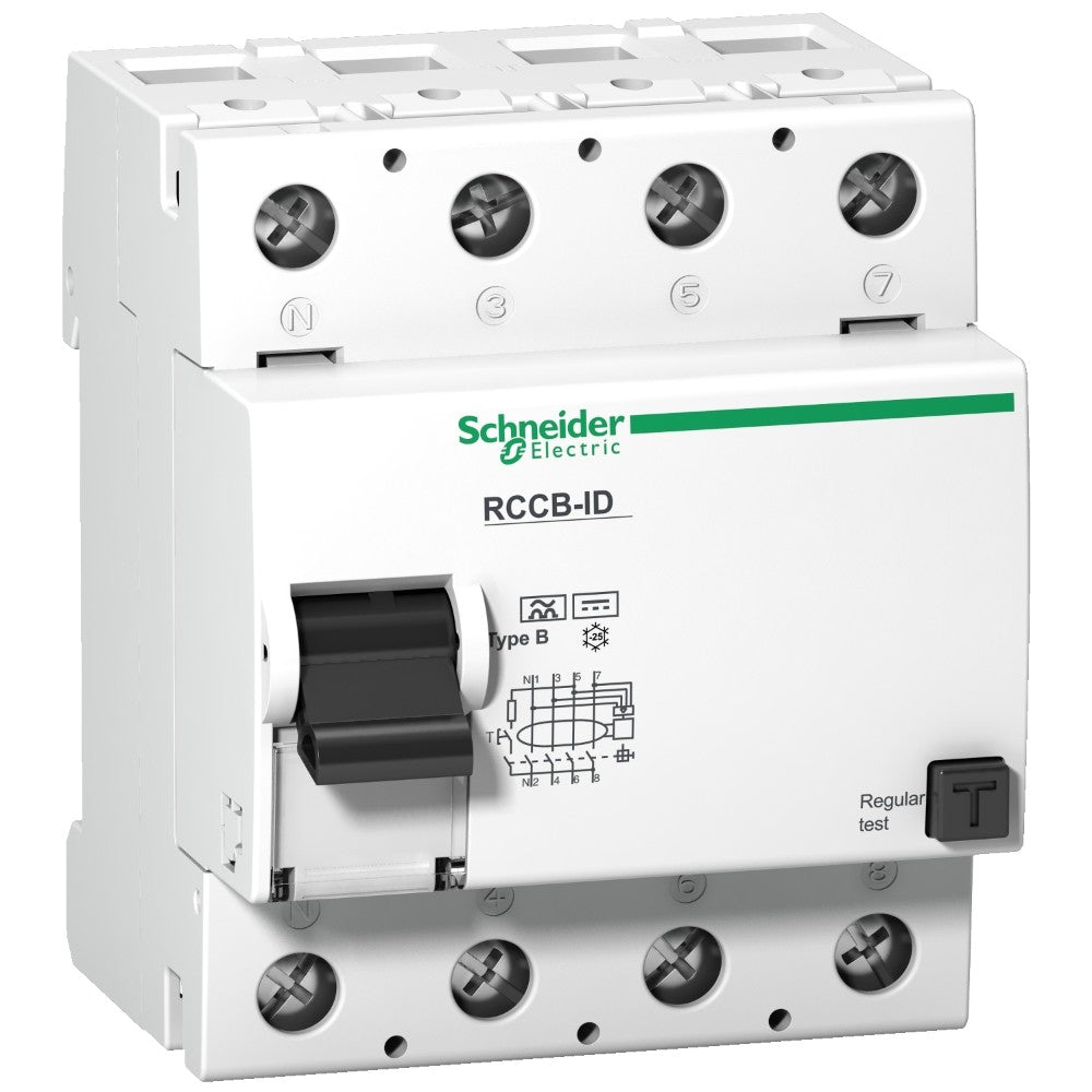 Circuit Breaker, Rccb, 4P, 230/400V, 125A 16764