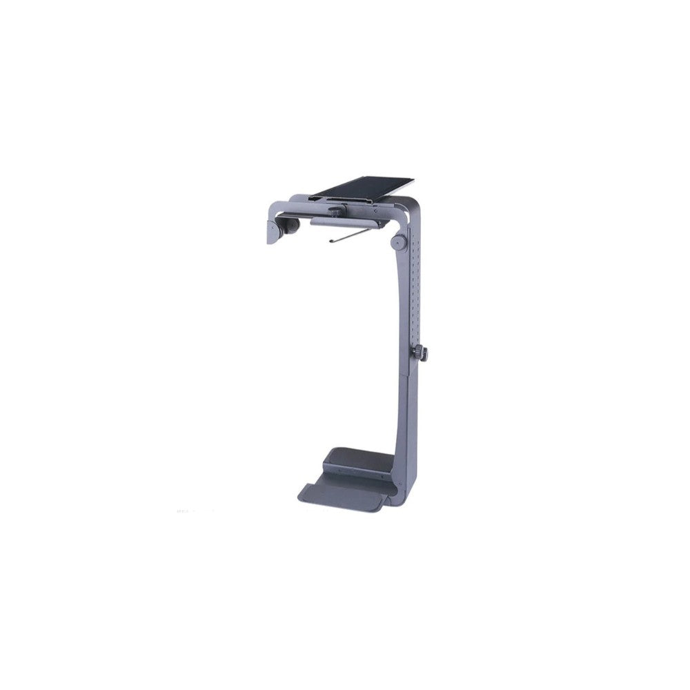 Stand, Holder Cpu, Powder-Coated Steel, Black, 9.5 X 22 Inches Cpu555