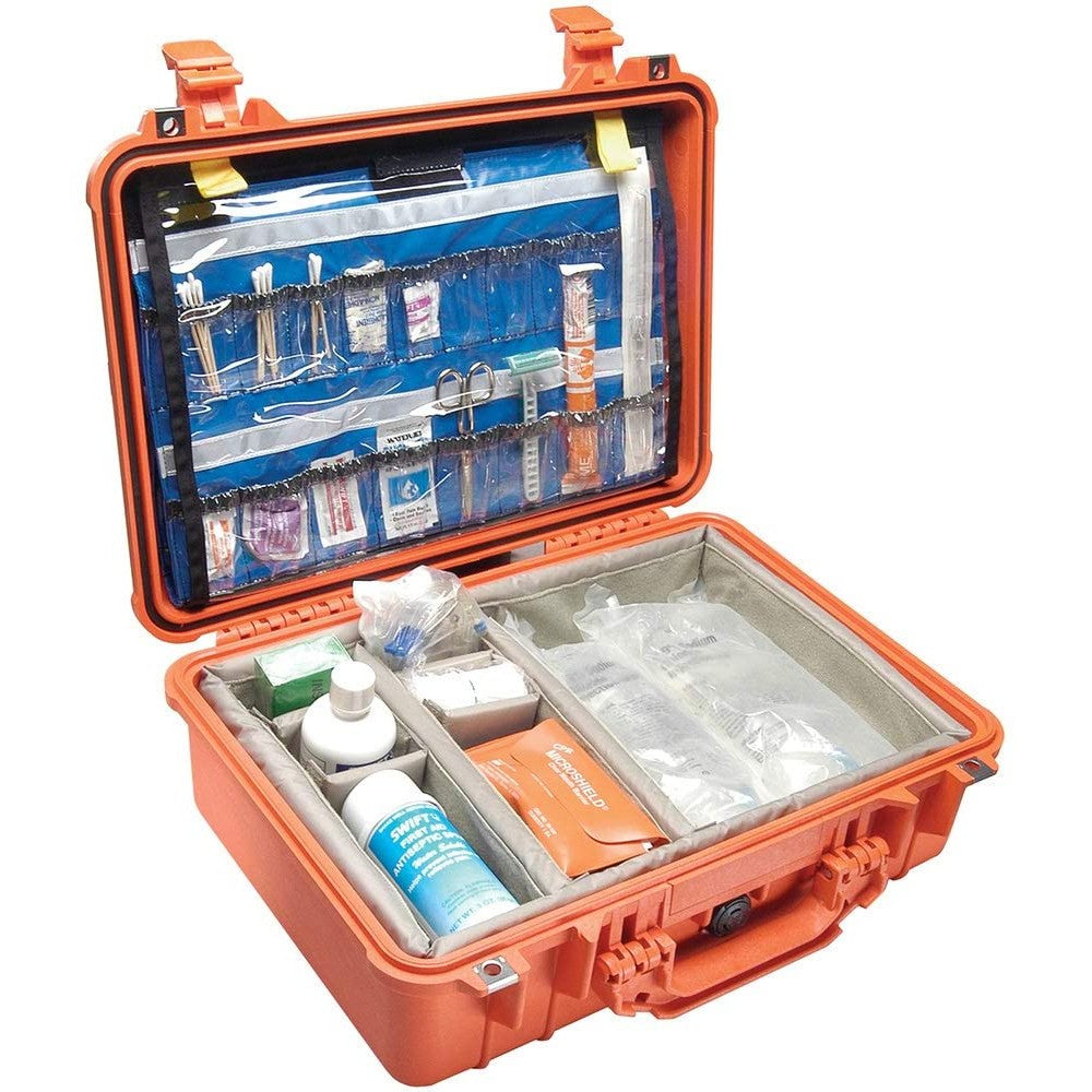 Shipping And Storage Container, Medical, (Pelican Case), Orange, 18.5 X 14.06 X 6.93 Inches 1500Ems