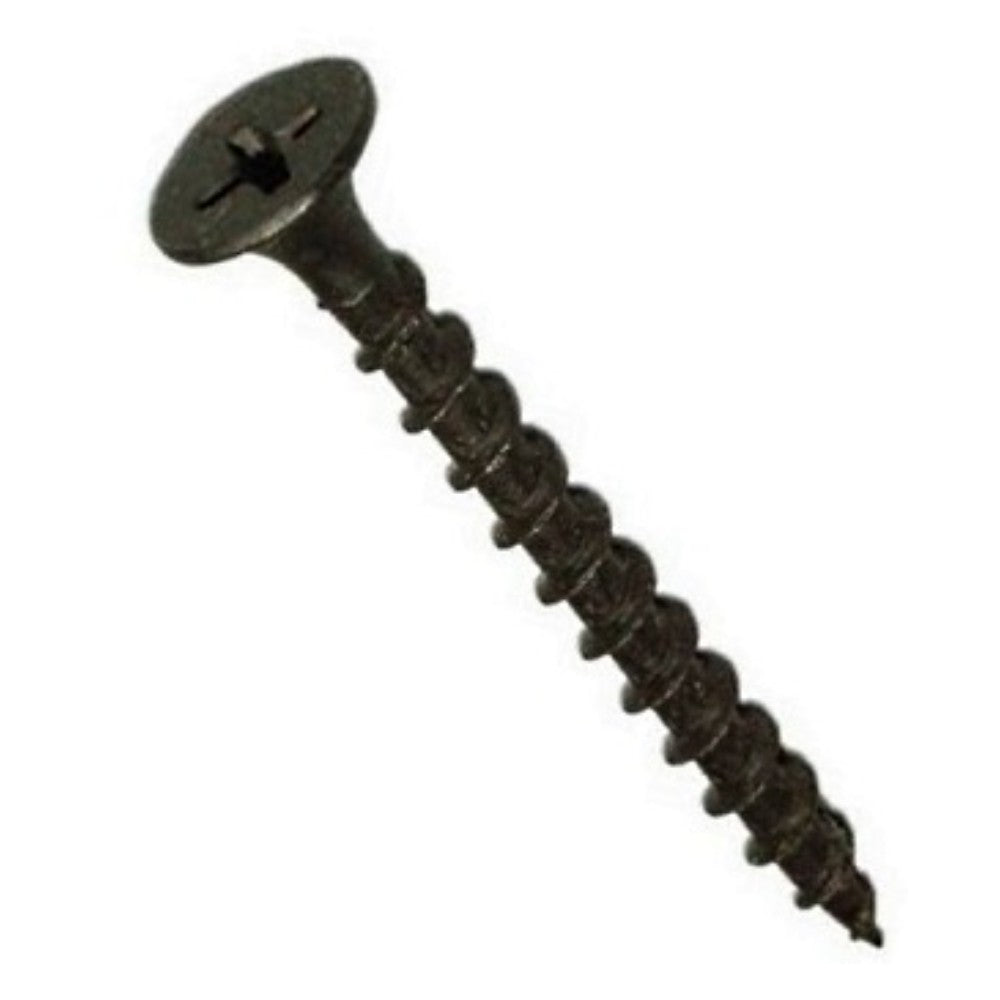 Drywall Screw, #8, 2 In, Black Phosphate