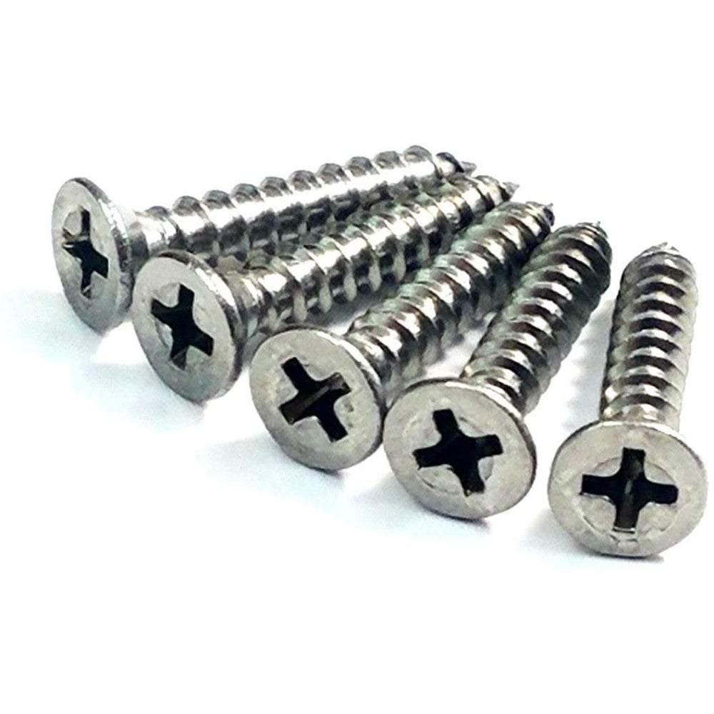 Hinge Outlet Stainless Steel Screws 9 x 1 Inch for Door Hinges - 24 Pack - Highly Rust Resistant WDSCRWSS9124