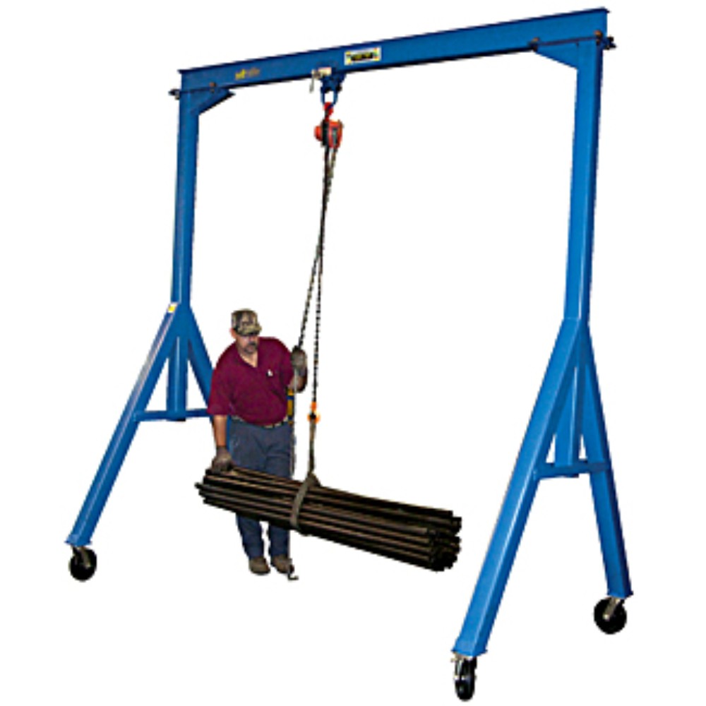 Crane, Gantry Revolving, Steel, Blue, 10 X 10 Feet Fhs-2-10