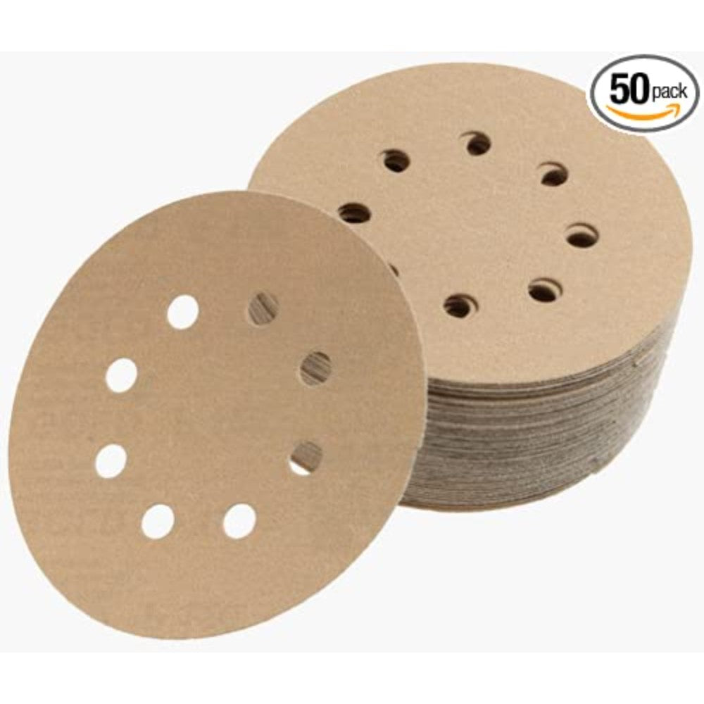Disk, Abrasive, W/Grip, Sanding, 150 Grit, 8 Hole, 5 Inches 23-615-150
