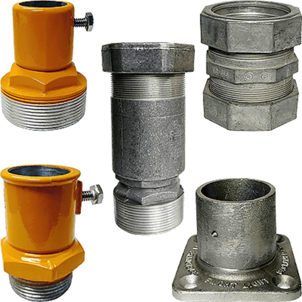 Coupling, Frangible Plate, Hd Aluminum, Yellow, 50 X 63 Mm Av-Mc-07