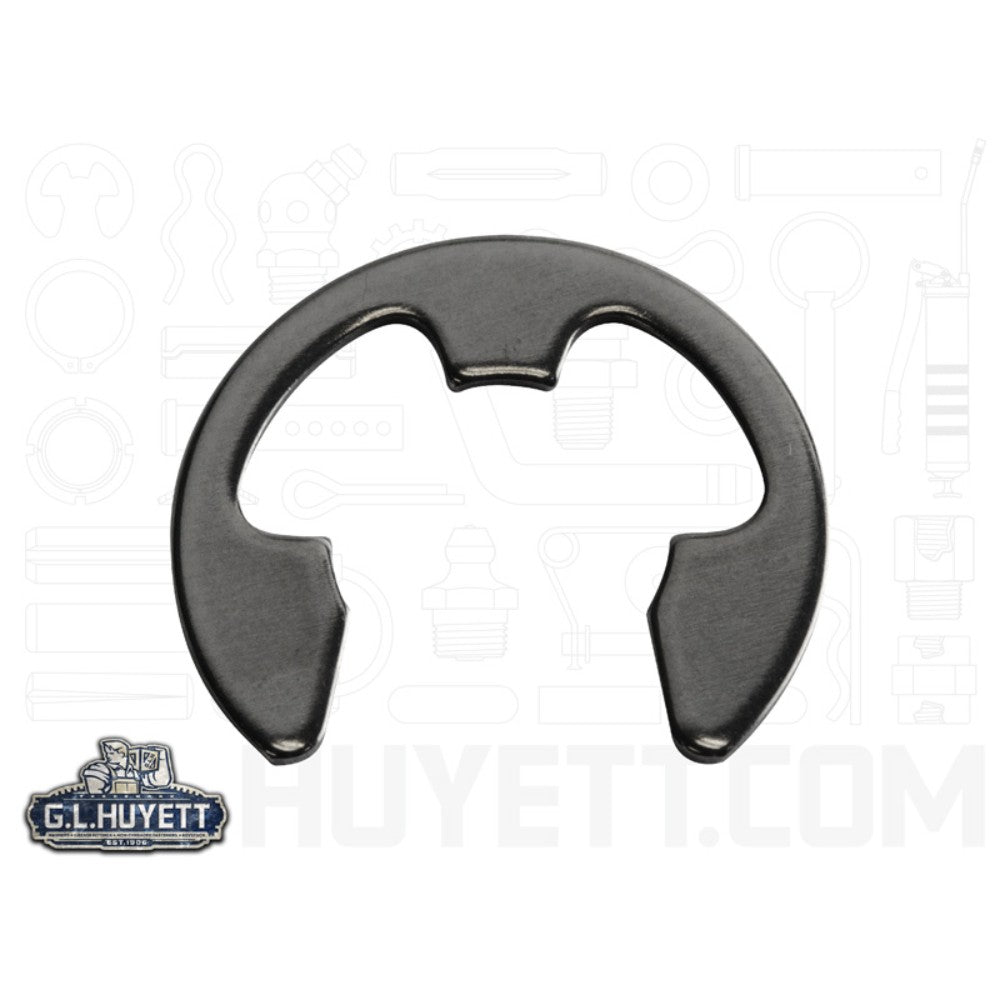 Clip, Retaining (E-Clip), Carbon Spring Steel, 9 X 18.2 X 1.1 Mm D1500-9