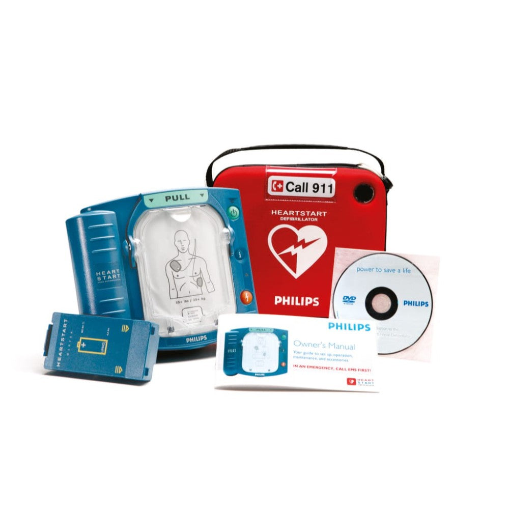 Defibrillatior, Heart Start On Site, Hs1, 2.8 X 7.4 X 8.3 Inches M5066A