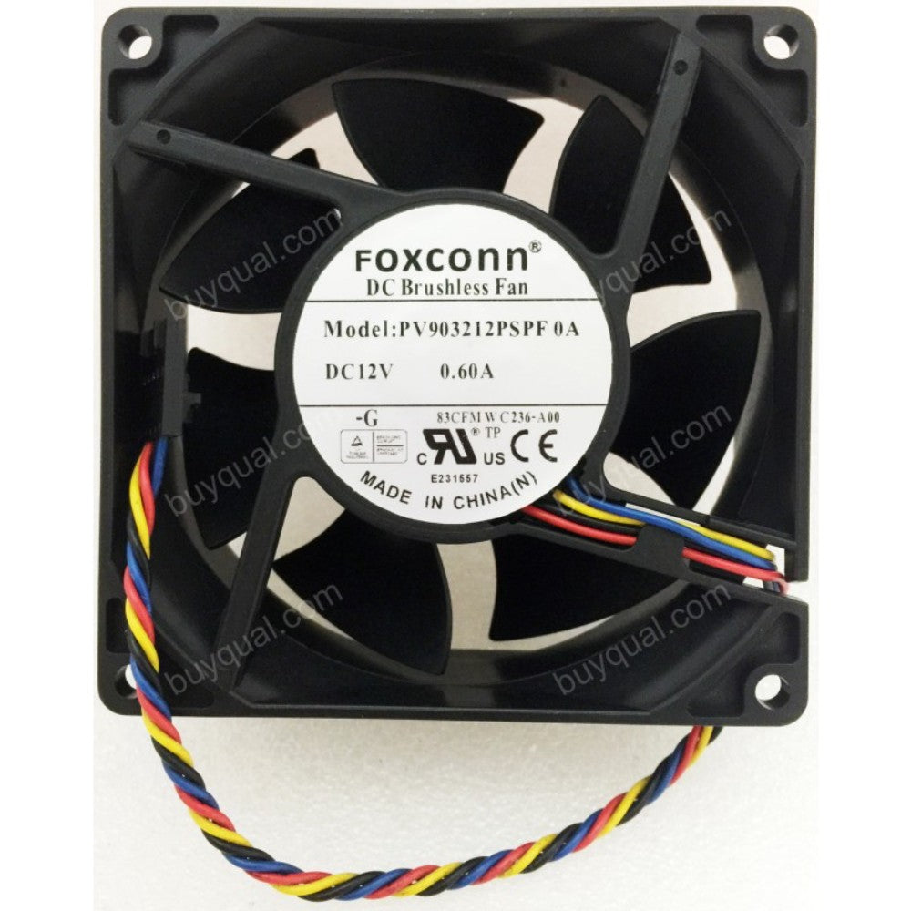 Fan, Server, Square, 12V Dc, 0.60A Pv903212Pspf