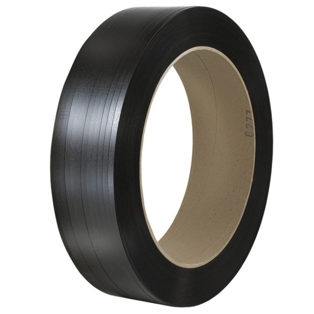 Strap, Machine Grade, Polypropylene, Black, 1/2 Inch, 6,600 Feet’S 48M.50.0166