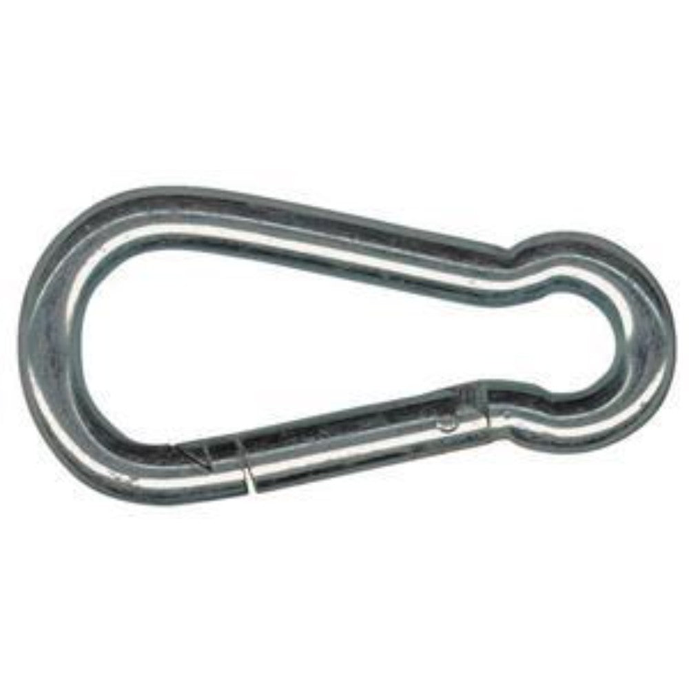 Snap Hook, Spring Link, Zinc, 3/16 X 0.18 X 2 Inches 4412840