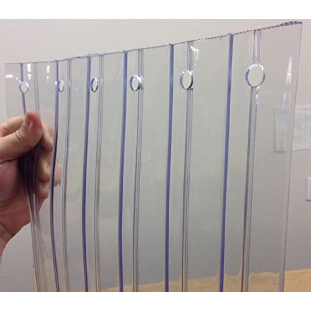Strip, Door Curtain, Clear Ribbed, 72 X 96 Inches Strdr2439