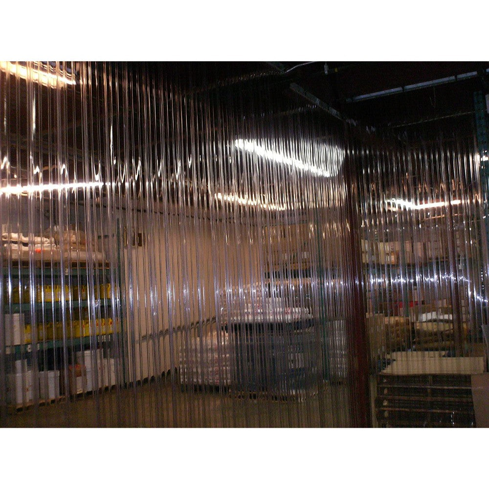 Strip, Door Curtain, Clear Ribbed, 72 X 96 Inches Strdr2439