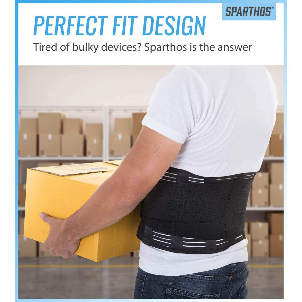 Back Brace by Sparthos - Immediate Relief for Back Pain, Herniated Disc, Sciatica, Scoliosis and more! 8541800824