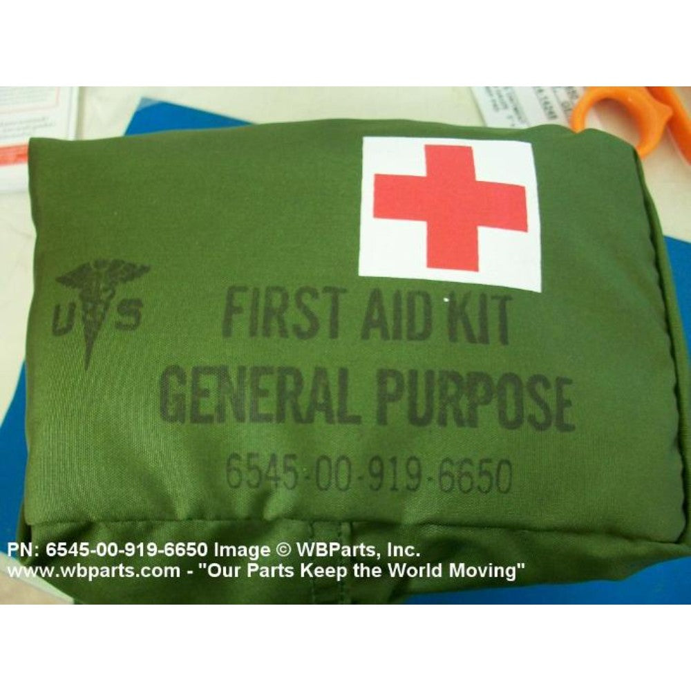 First Aid Kit, General Purpose Nsn: 6545-00-919-6650