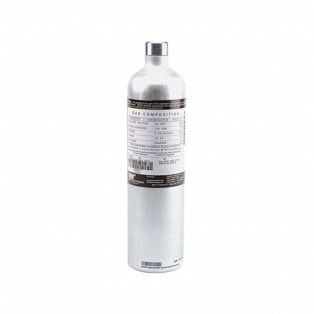 Cylinder, Aluminum, Calibration Gas, Isobutylene In Air, Cg2-Ib-100-34Al