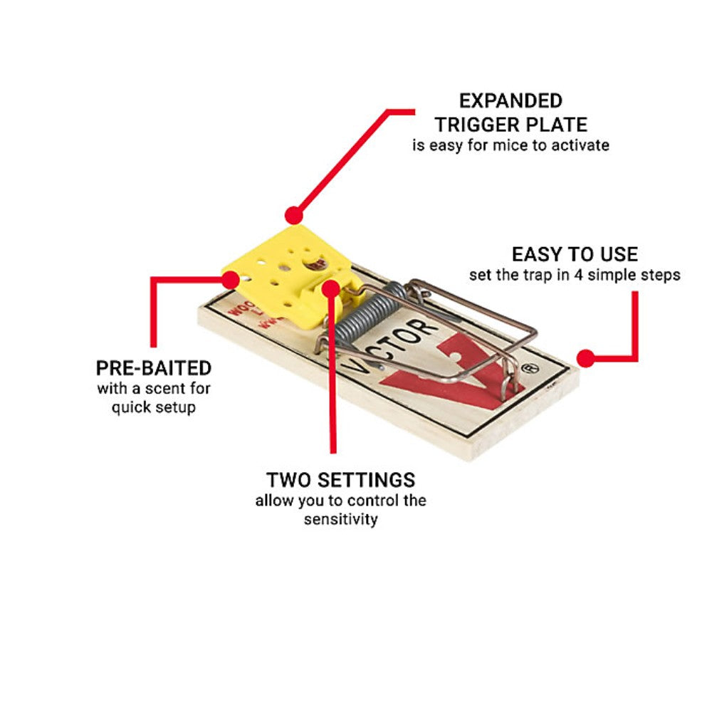 Trap, Rodent, Mechanical, With Scented Cheese Pedal Bm032-24