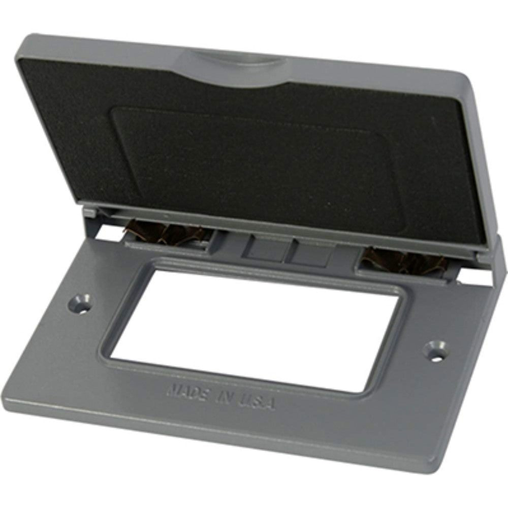 Cover, Outlet Box, Electrical, White, 0.75 X 3 X 4.75 Inches Cgfihws