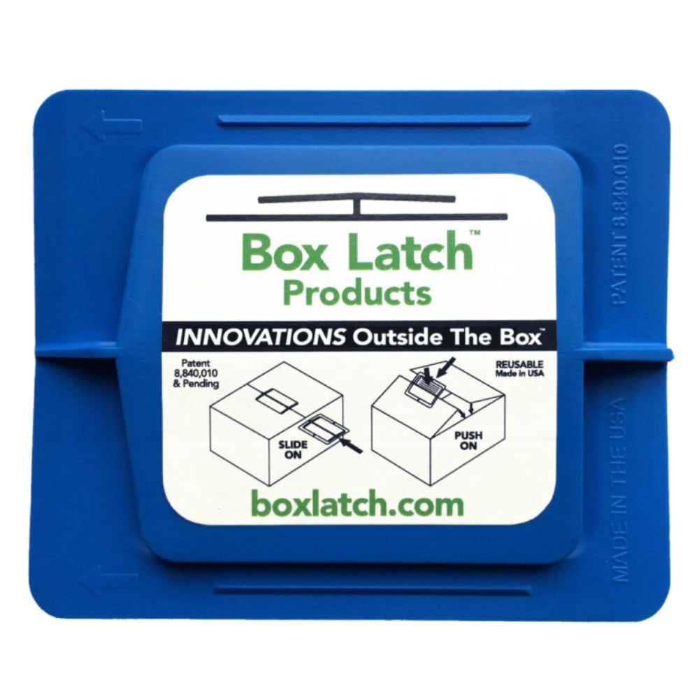 Latch, Box, Plastic, Medium, Blue, 4.25 X 3.5 Inches Blue 10Units