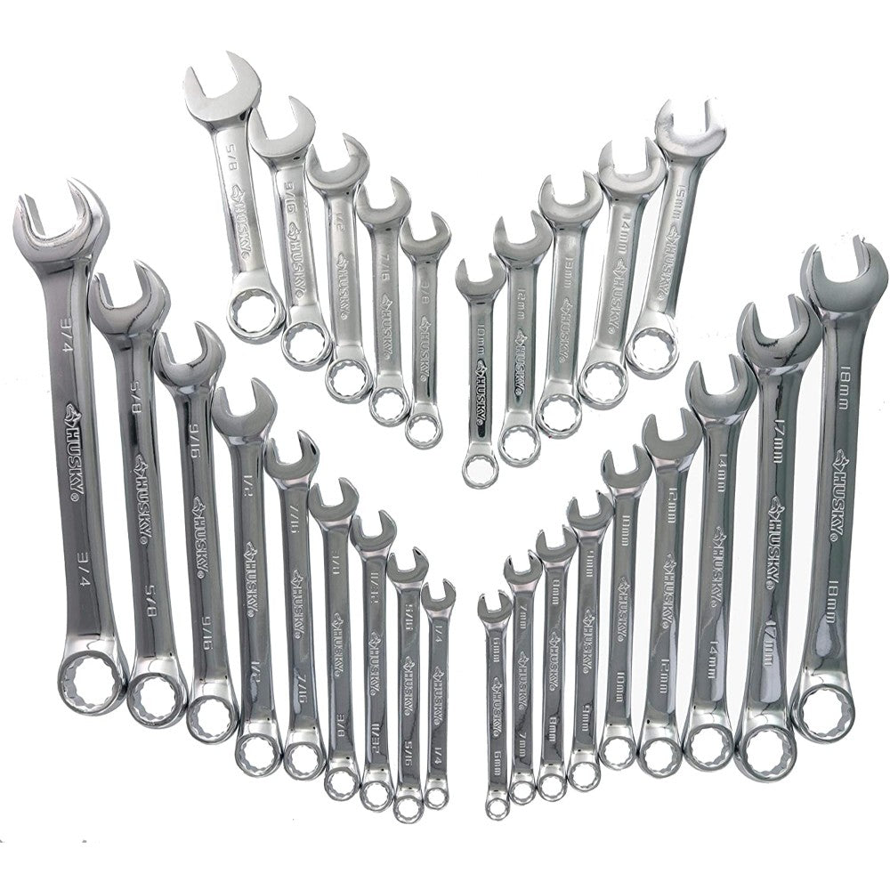 Wrench Set, Combination Sae/Metric, 28-Piece 1000 016 289