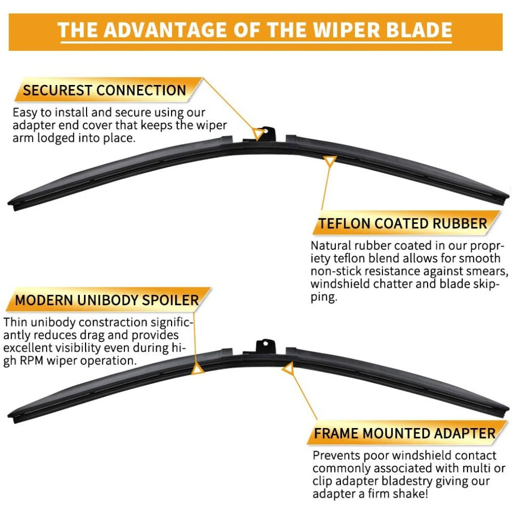 Blade, Windshield Wiper, Front, Rubber, Steel, 26 X 2 Inches 241630