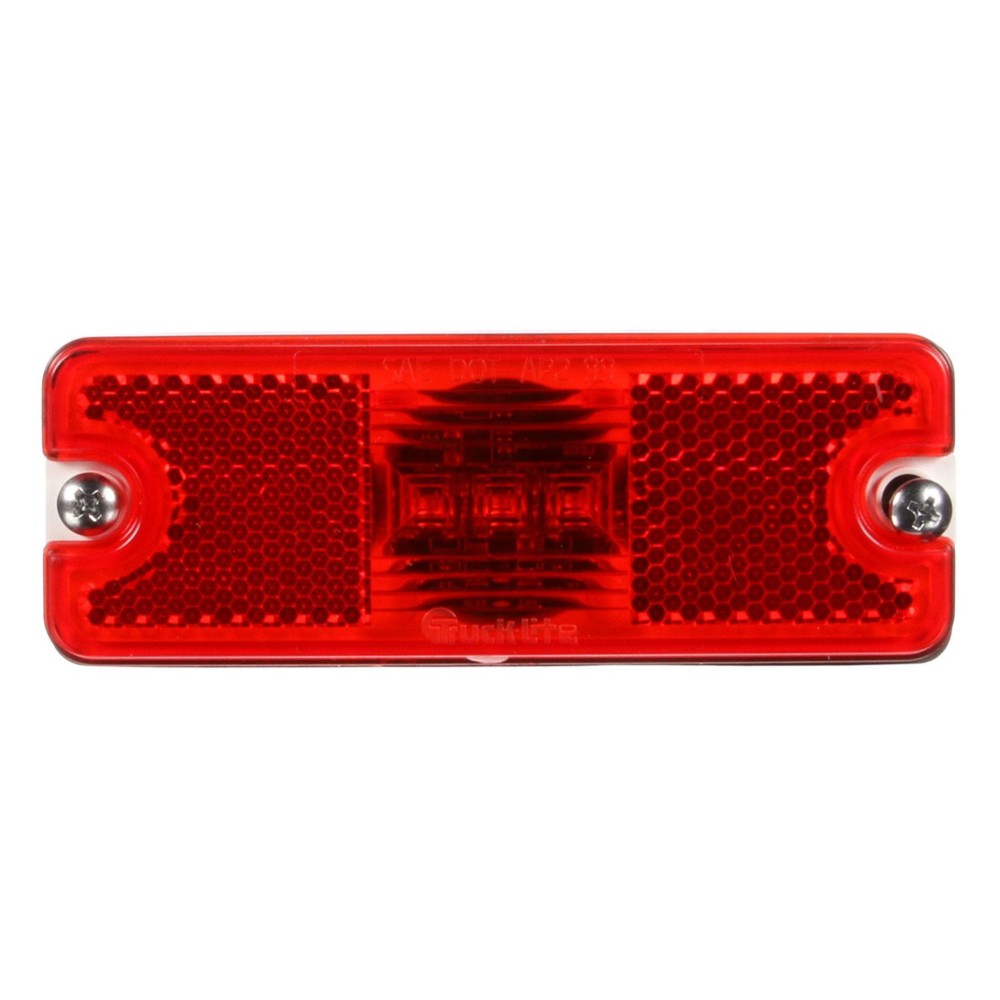 Light, Marker, Clearance, Rectangular, Acrylic, 12V, Red, 1.63 X 4.50 X 1 Inches 18050R