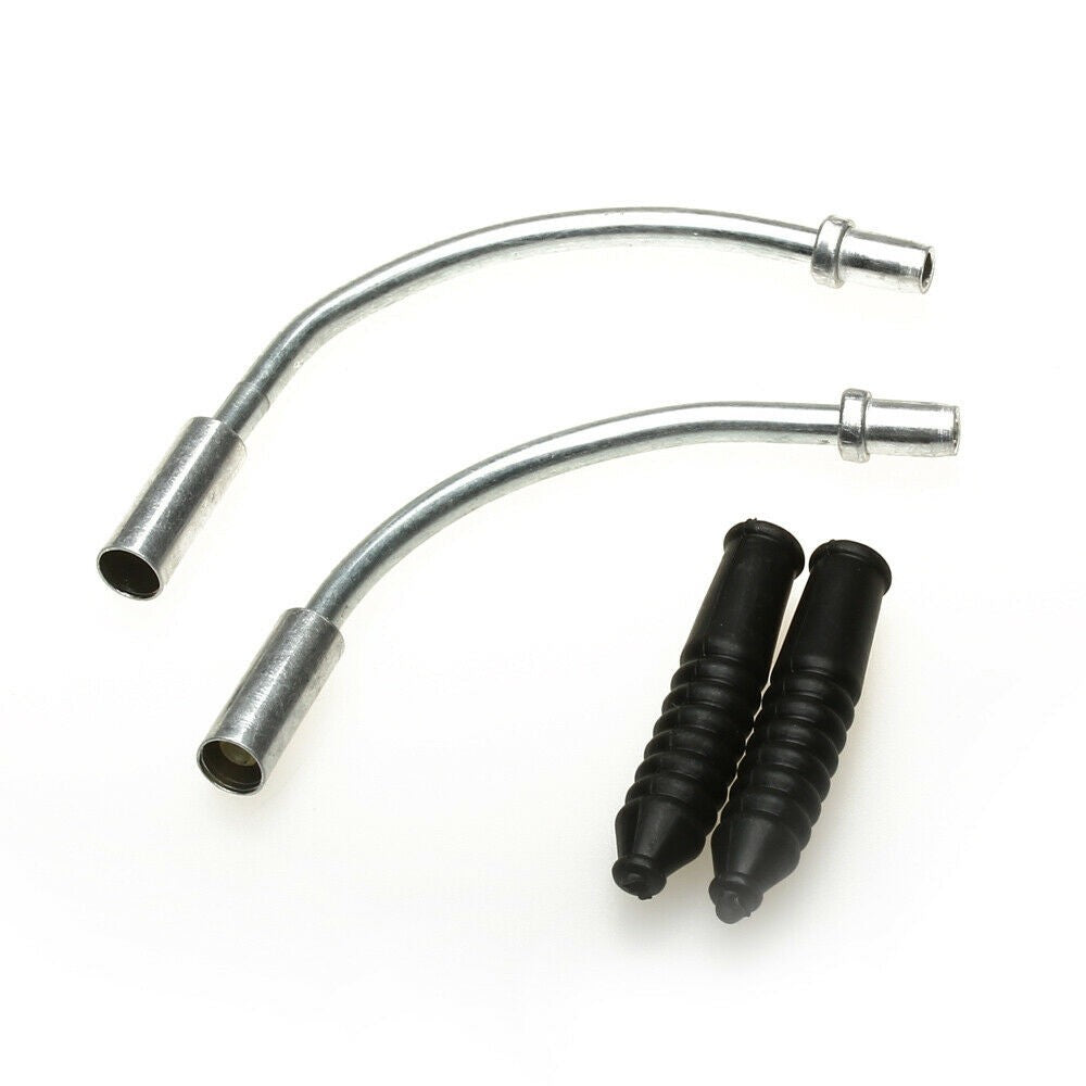 Brake Noodle, Bicycle, Stainless Steel, 90 Degree, Asmvbrkl, Silver, Pg=10 Ea Asmvbrkl