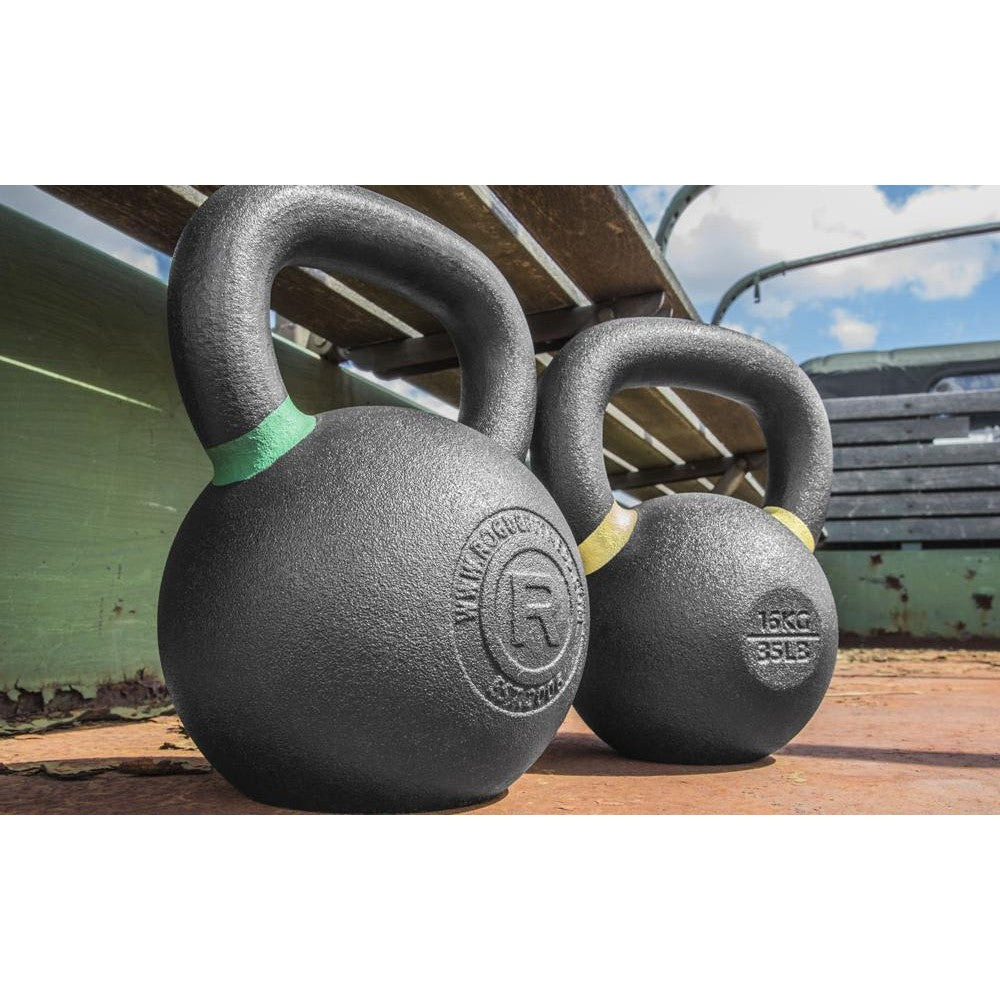 Kettlebell, Iron, Black, 1.58 Inches, 97 Lb Ip0012