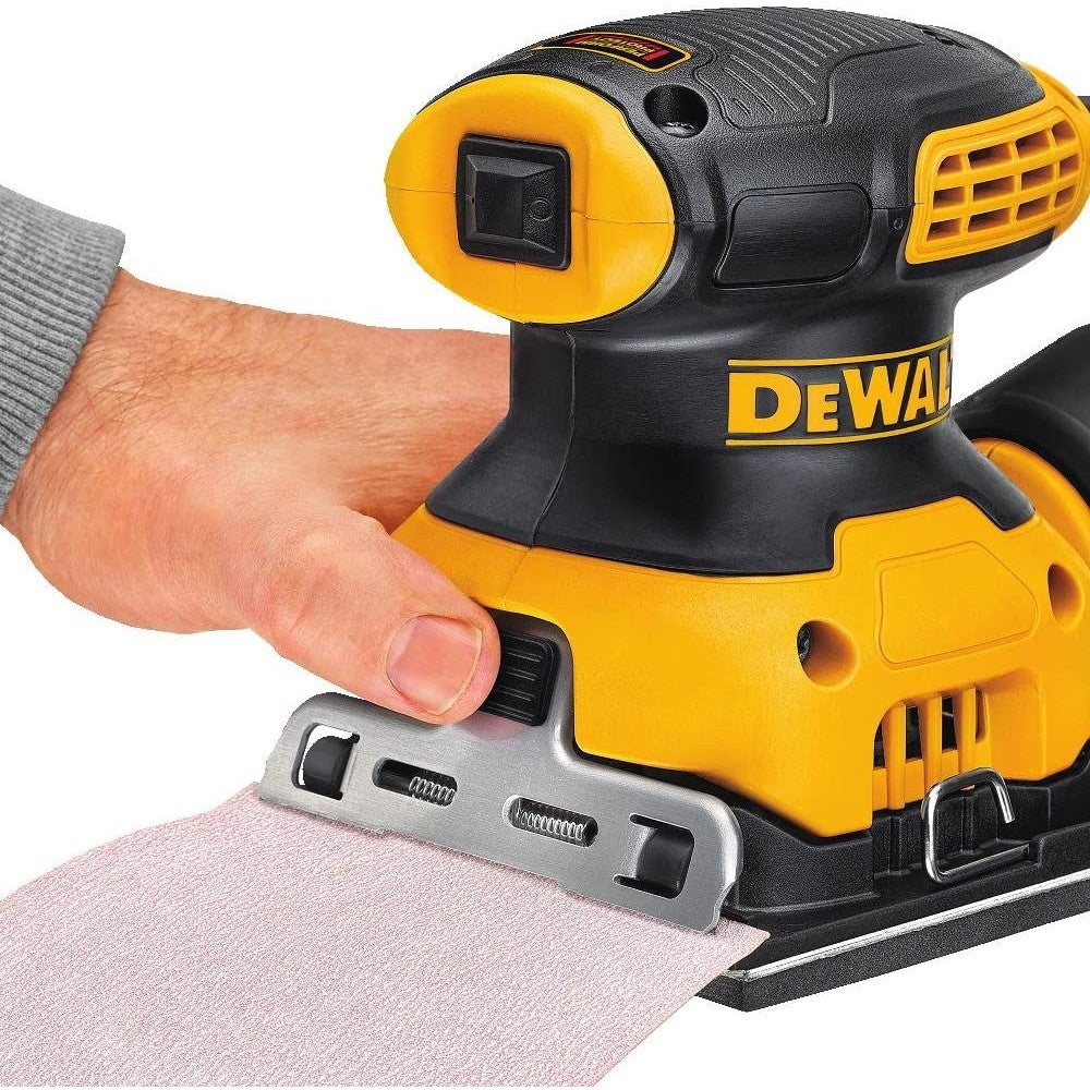 DEWALT Electric Sander, 1/4-Inch Sheet, Orbital DWE6411
