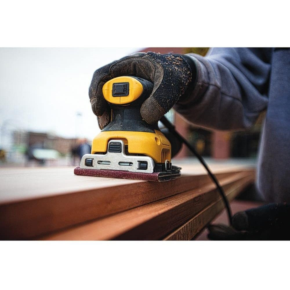 DEWALT Electric Sander, 1/4-Inch Sheet, Orbital DWE6411