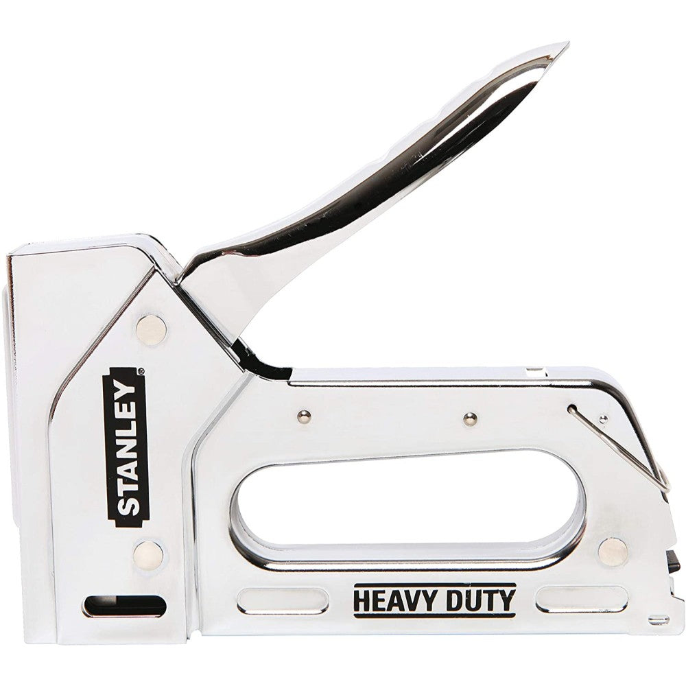 Tacker, Heavy-Duty, Steel, Chrome, 1.400 X 7-1/4 X 7 Inches Tr110
