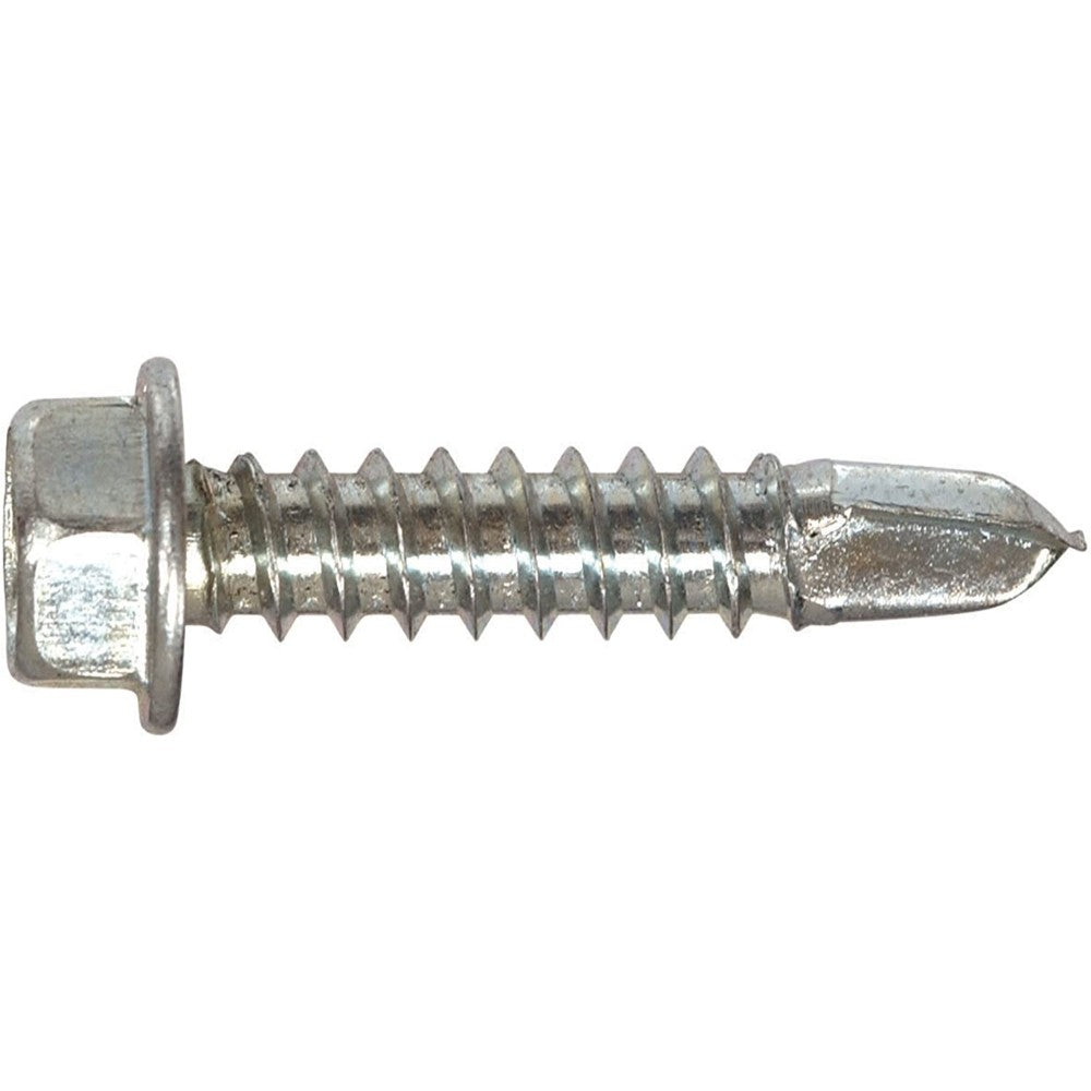 Screw, Phillips, Hex Head, Steel, #10-16 X 1 Inch 41552