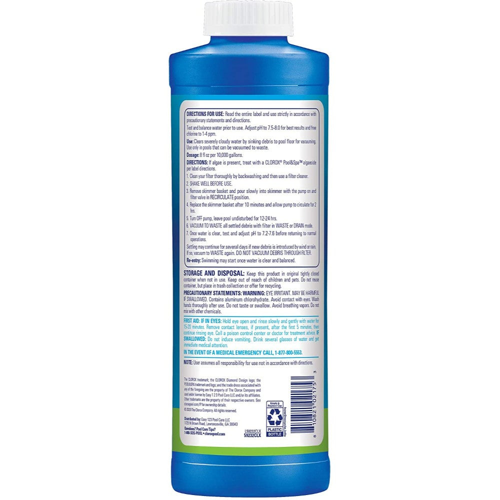 Chemical Flocculant, Swimming Pool, Clear, 5 Liters 03117