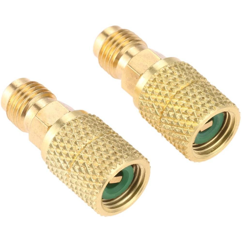 Adapter, Straight, Brass, R410A, 1/4 Male To 5/16 Inch Female Sz100130055687Rk - TagTorch
