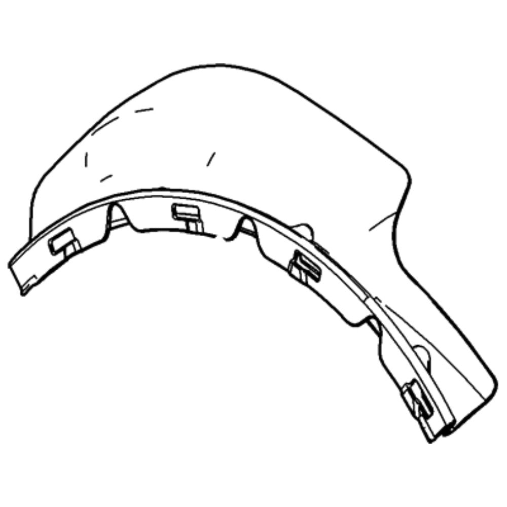 Deflector, Air, Plastic, 2.75 X 9 X 22.5 Inches 3C3Z-19E672-Ca
