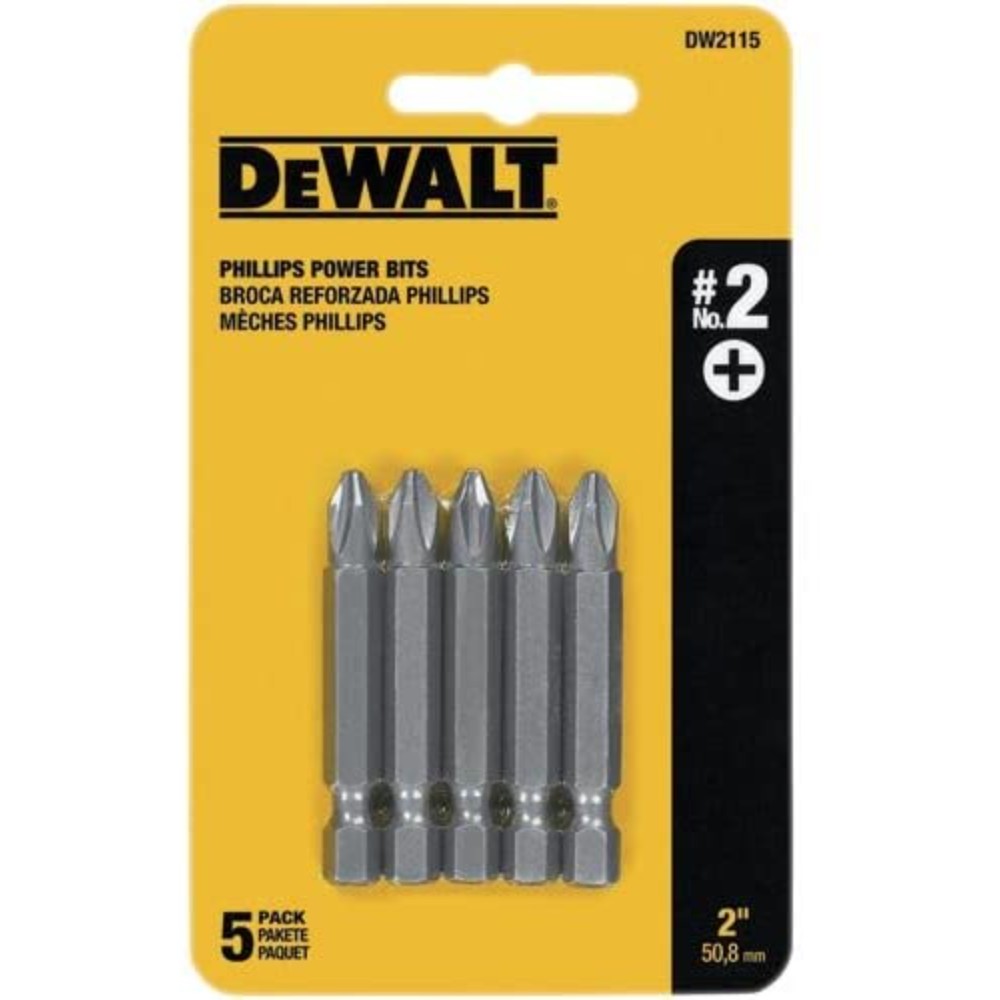 Bit, Philips, Dewalt, Dw2115, #2 - 1/4" X 2" Dw2115