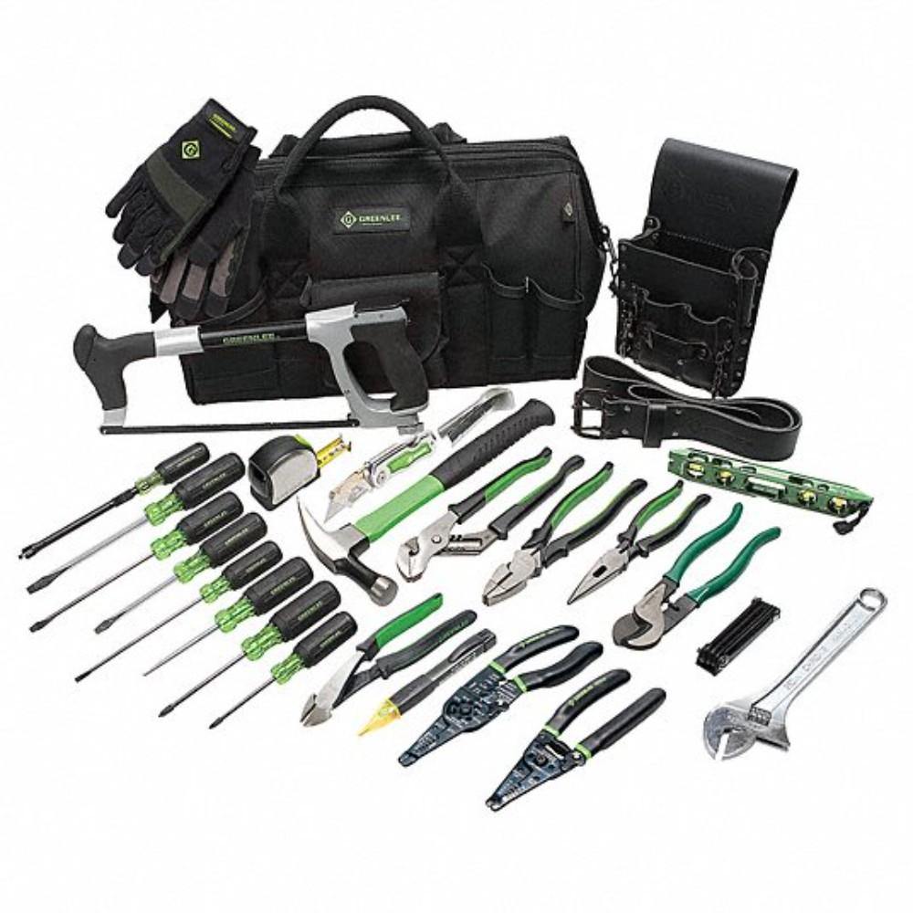28-PC Electricians Tool Kit 2NYH5 - TagTorch