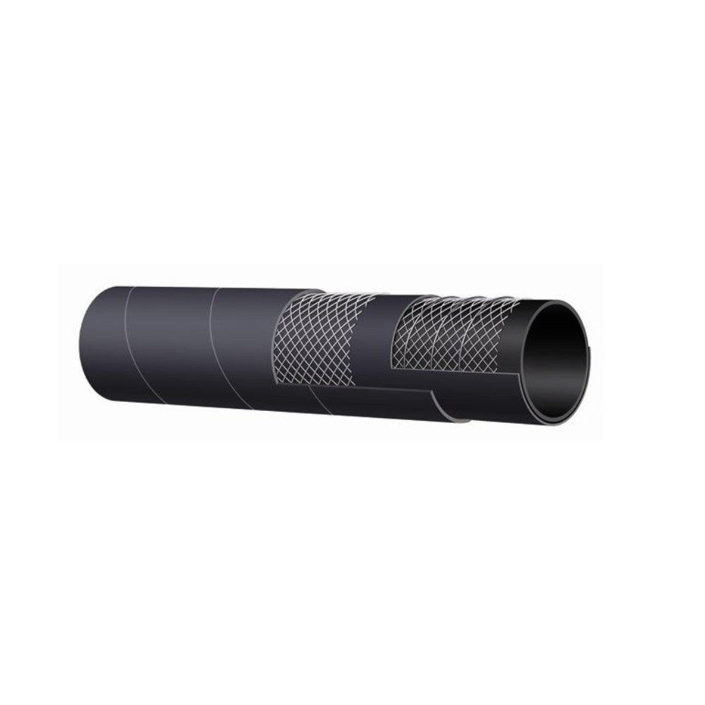 Hose Assembly, Nonmetallic, Nbr, Black, 1-1/2 Inches X 100 Feet T604Aa150X100, T604Aa150