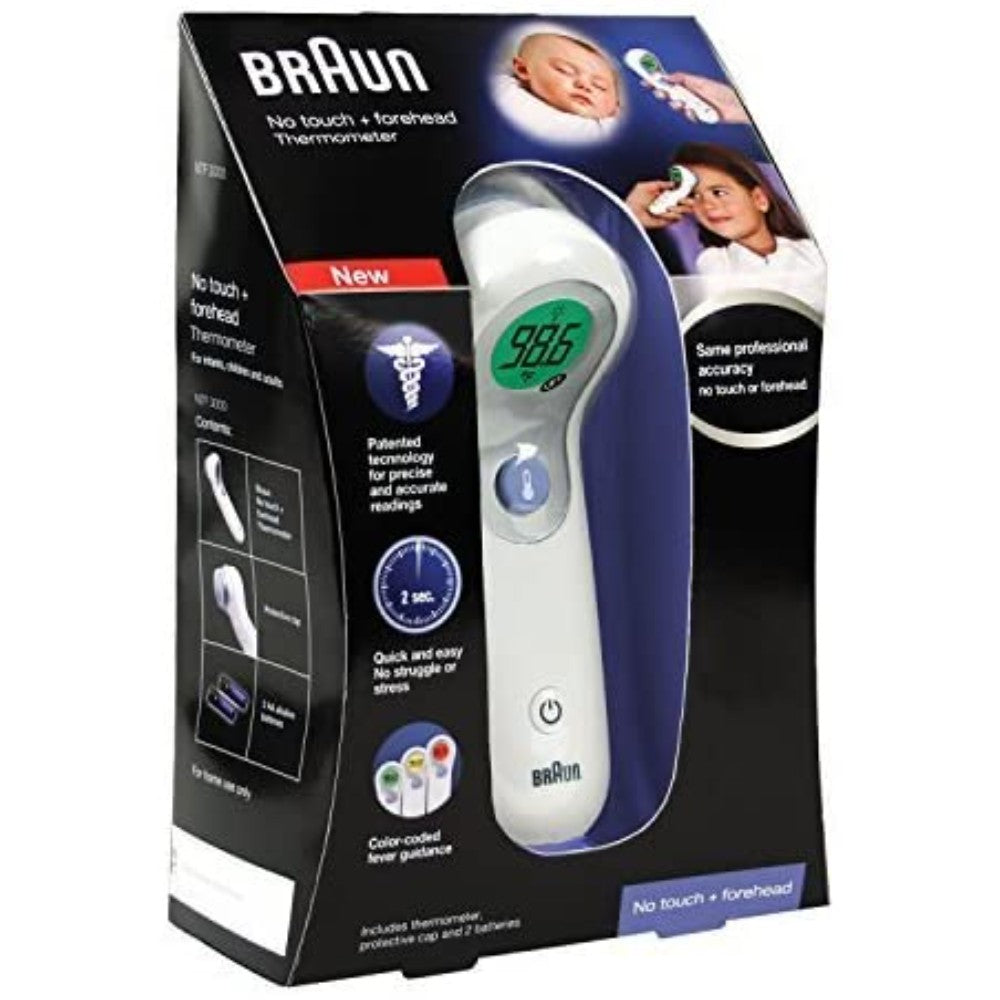 Braun Ntf3000Us No Touch Plus Forehead Thermometer Ntf3000Us