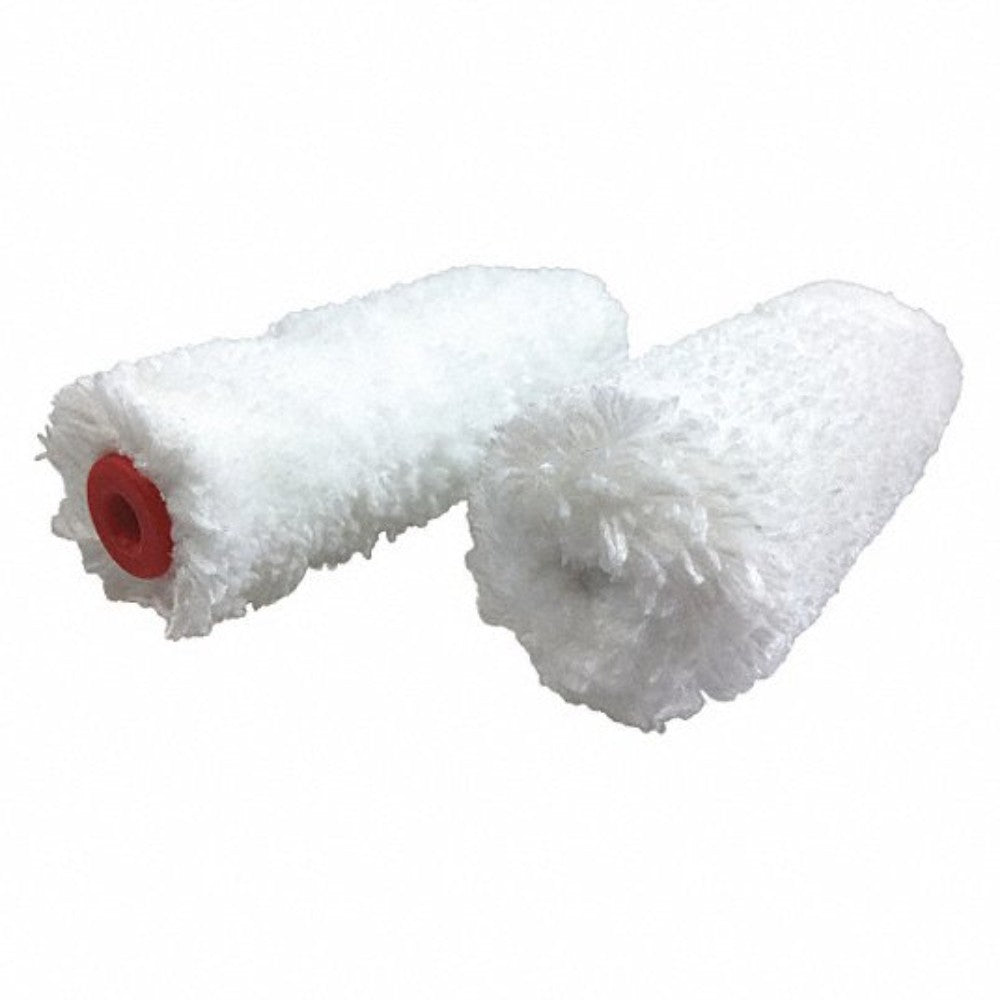 Mini Paint Roller Cover, Microfiber Cover Material, 4" Length, 3/8" Nap, PK 2 2006138