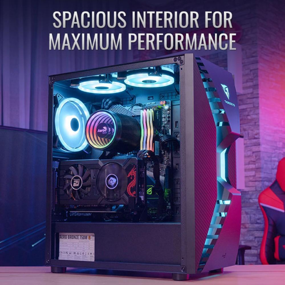 Aerocool Cronus G-BK-V1 ARGB Mid Tower Case - TagTorch