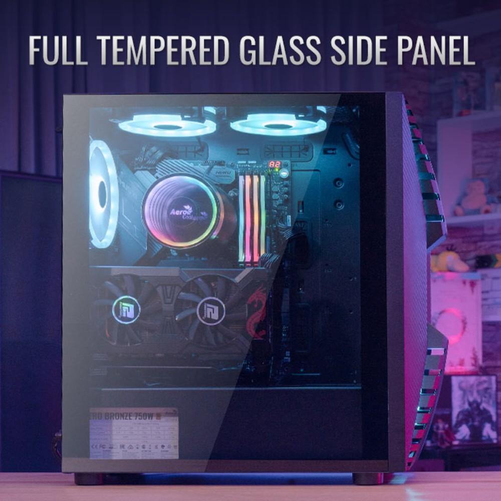 Aerocool Cronus G-BK-V1 ARGB Mid Tower Case - TagTorch