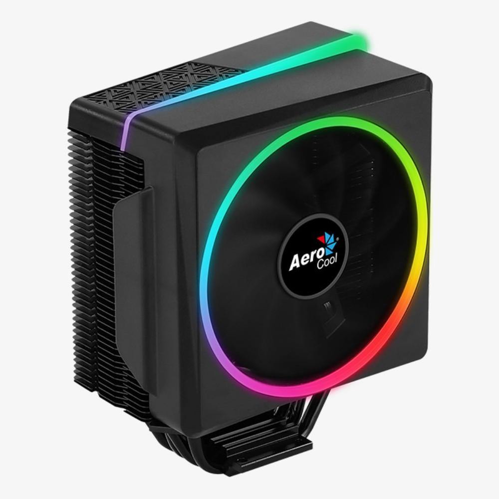 Aerocool Cylon 4 ARGB CPU Air Cooler - Black - TagTorch